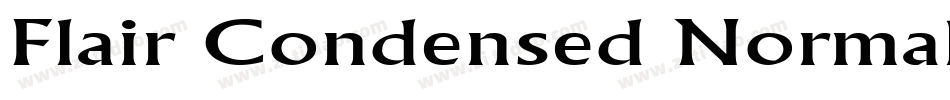 Flair Condensed Normal字体转换